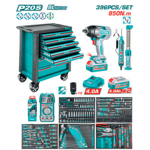 Total Set 396 Piezas Carro Porta Herramientas Ideal Mecanico