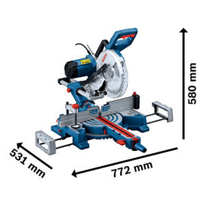 Bosch Ingletadora Telescopica 1800 Watts 12" 305 Mm Gcm 254 D