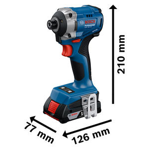 Bosch Atornillador De Impacto 18v 1/4 Gdx 18v-215 (2 Baterias - Cargador)