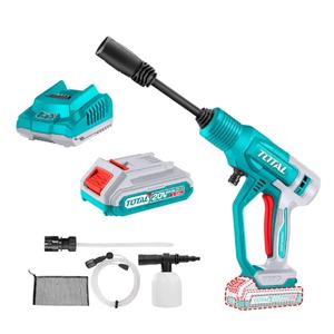 Total Hidrolavadora Inalambrica 20v 24.8 Bar - 1 Bateria - 1 Cargador