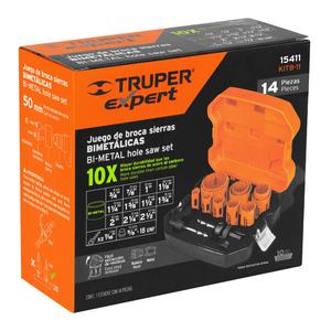 Truper Set 13 Sierras Copa Bimetalicas