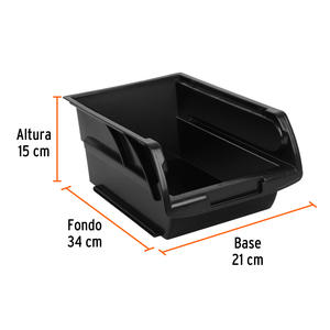 Truper Gaveta Apilable Plastico 34 X 21 X 15 Cm