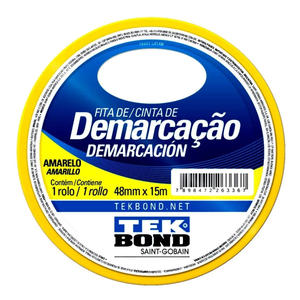 Tekbond Cinta Demarcatoria Amarillo 48 X 15 Mts