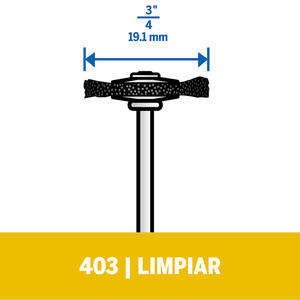 Dremel  403 Cepillo De Cerdas 19 Mm