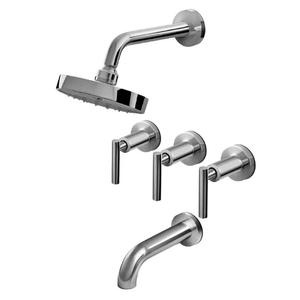 Ips Ducha Silver Con Transferencia Volante Lever