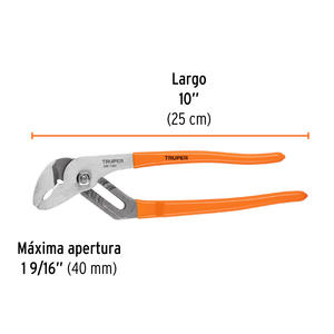 Truper Pinza Pico De Loro 10" Acero Carbono