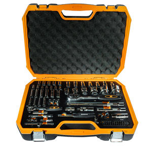Lusqtoff Set 79 Piezas - Tubos - Puntas - Crique - Encastre 1/4" - 1/2"