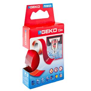 Geko Cinta Doble Faz 19 Mm X 1,5 Mts Soporta 140 Kg