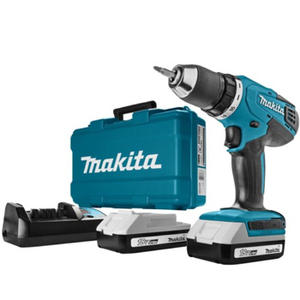 Makita Atornillador Taladro 13mm 2vel. 18v 2 Bat. Torque