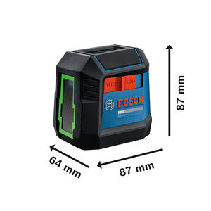 Bosch Nivel Laser De Linea Gll2xg Maletín + Batería 3,7v 1ah