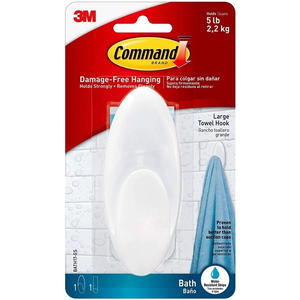 3m Gancho Toallero Para Baño Grande Command X 1 Unidad