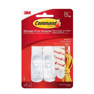 3m Percha Autoadhesiva X 2 Unidades Command