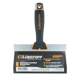 Lusqtoff Espatula Tapizadora 200mm Acero Inoxidable Mango Confort Grip