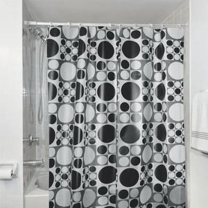 Atlas Cortina Para Baño Pvc 1.80 X 1.80 - Circulos