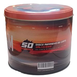 Lusqtoff Disco Corte 114 X 1,6 X 22,2 Set X 50 Unidades Lata Racing