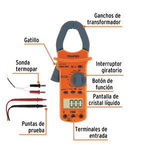 Truper Pinza Amperometrica Digital (mut-202)