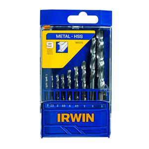 Irwin Set  9 Piezas Mecha Acero Rapido 2 A 8mm