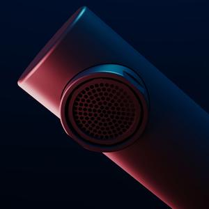 Peirano Griferia Lavatorio Negro Cierre Ceramico Linea Live Black