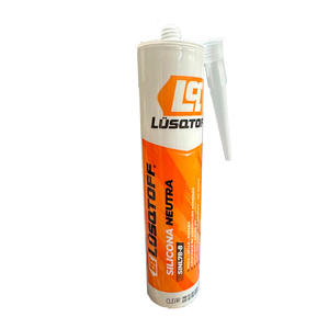 Lusqtoff Sellador Silicona Neutra Transparente 280ml (anti-hongos)