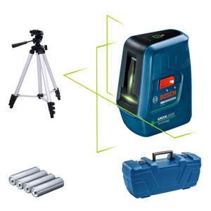 Bosch Nivel Laser De Linea Gll 3xg 20 Mts G Lineas Verdes + Tripode + Maletin