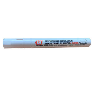Lusqtoff Marcador Industrial Indeleble Blanco