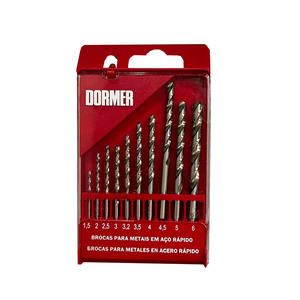 Dormer Set 10 Piezas Mechas Acero Rapido 1,5 A 6 Mm