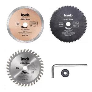 Kwb Set  3 Disco Para Mini Circular 89mm