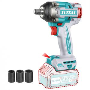 Total Llave De Impacto 1/2" 20v Torque 500 Nm (sin Bateria - Sin Cargador)