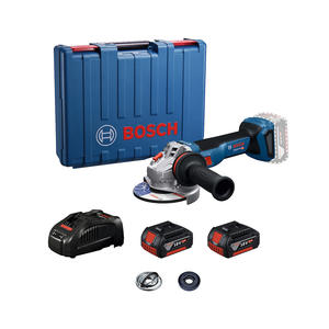 Bosch Amoladora 125 Mm 18v Gws 18v-11 S Velocidad Variable - Brushless (2 Bateria - Cargador)