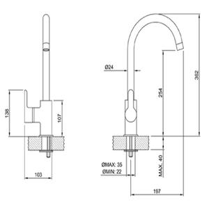 Peirano Monocomando De Cocina 20-162 Adra
