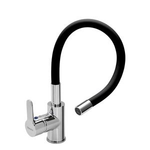 Peirano Griferia Monocomando Cocina Mesada Color Negro