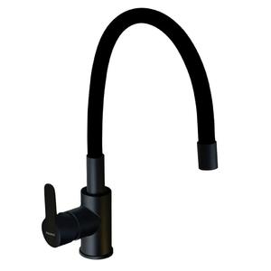 Peirano Griferia Monocomando Cocina Mesada Colors Negro