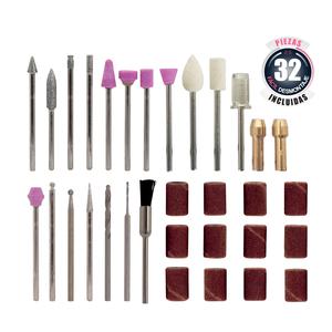 Dowen Pagio Minitorno 3,6v + 31 Accesorios Pink Power