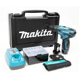 Makita Atornillador Taladro 100 Años 10mm Per. 2vel. 10.8v 2 Bat. Torque