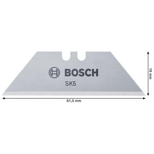 Bosch Repuesto Hoja Para Cutter Navaja Trapezoidal X 10 Unidades