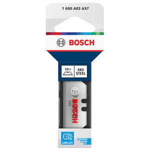Bosch Repuesto Hoja Para Cutter Navaja Trapezoidal X 10 Unidades
