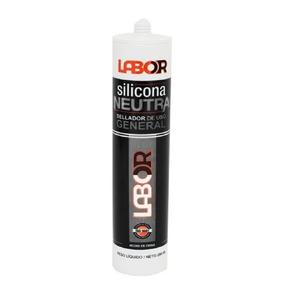 Labor Sellador Silicona Universal Negra 280ml.