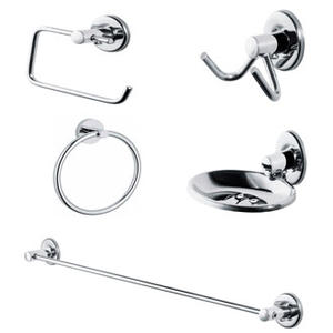 Atlas Kit De 5 Accesorios Para Baño Metal