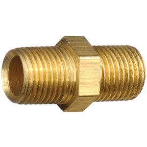 Bg Rosca C/tuerca Bronce Gas 1/4 1/4 P/v