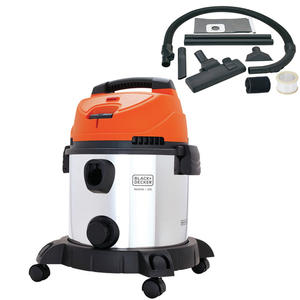 Black & Decker Aspiradora 20 Lts 1600w 220v Seco - Humedo