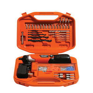 Black & Decker Atornillador 3.6v Articul + Acces.