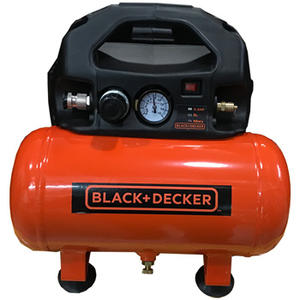 Black & Decker Compresor 6 Lt Sin Aceite 0.5 Hp