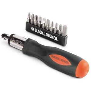 Black & Decker Set  11 Piezas + Atornillador