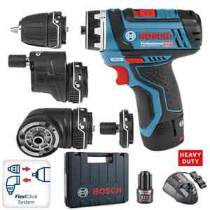 Bosch Atornillador Taladro 12v Combinado 4 En 1 Gsr 12-15 Fc Flexick