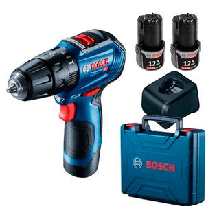 Bosch Atornillador Taladro 12v Max 10mm Con Percutor 2 Baterias Gsb 12v-30