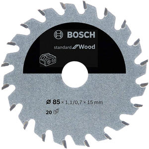 Bosch Disco Corte  85 Mm Para Madera 20 Dientes Para Gks 12v-26