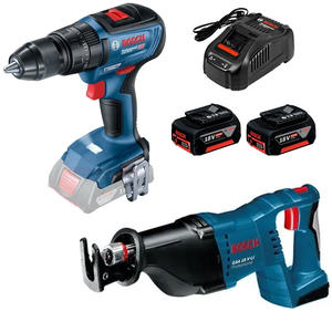 Bosch Freedom 6 Sierra Sable 18v Gsa + Gsb18v-50 + Kit 2 Bateria Cargador