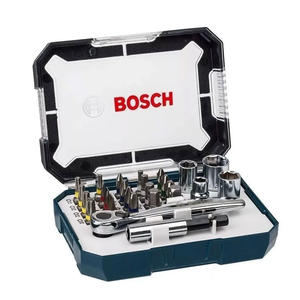 Bosch Set  26 Piezas Tubos - Puntas - Crique 1/4