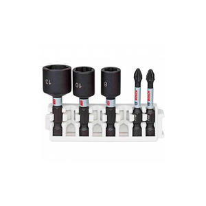 Bosch Set   5 Pick And Click Puntas - Tubos De Impacto