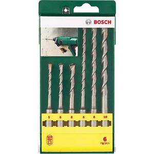 Bosch Set   6 Mechas Sds Plus 5,6,8 X 110 Y 6,8,10 X 160